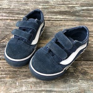 Navy Blue Classic Toddler Vans Sneakers
